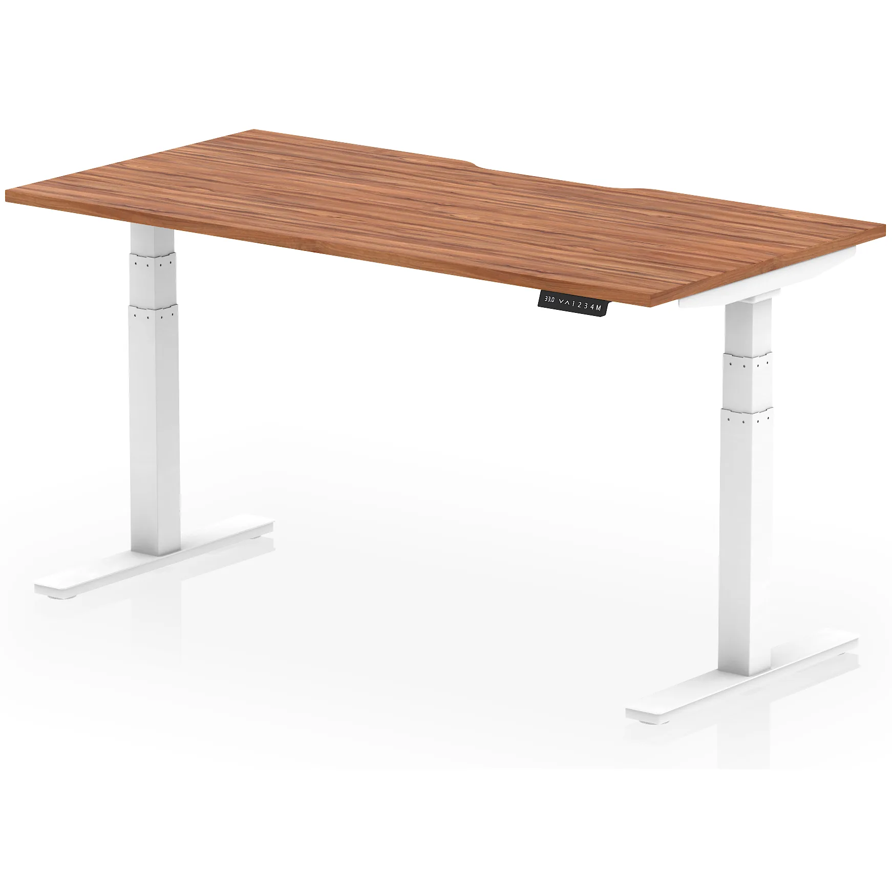 Air Scalloped Edge Electric Height Adjustable Standing Desk