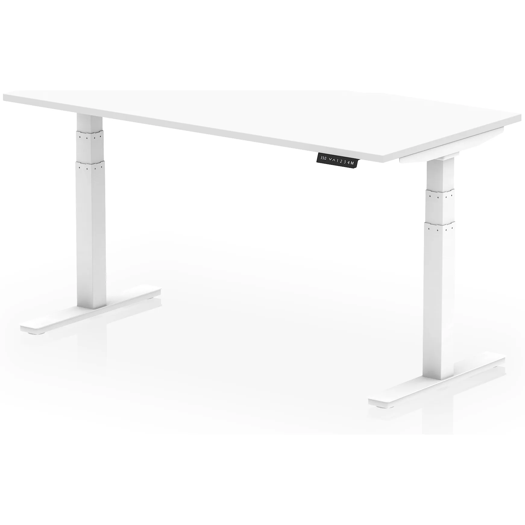 Air Scalloped Edge Electric Height Adjustable Standing Desk