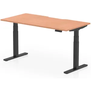 Air Scalloped Edge Electric Height Adjustable Standing Desk