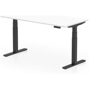 Air Scalloped Edge Electric Height Adjustable Standing Desk