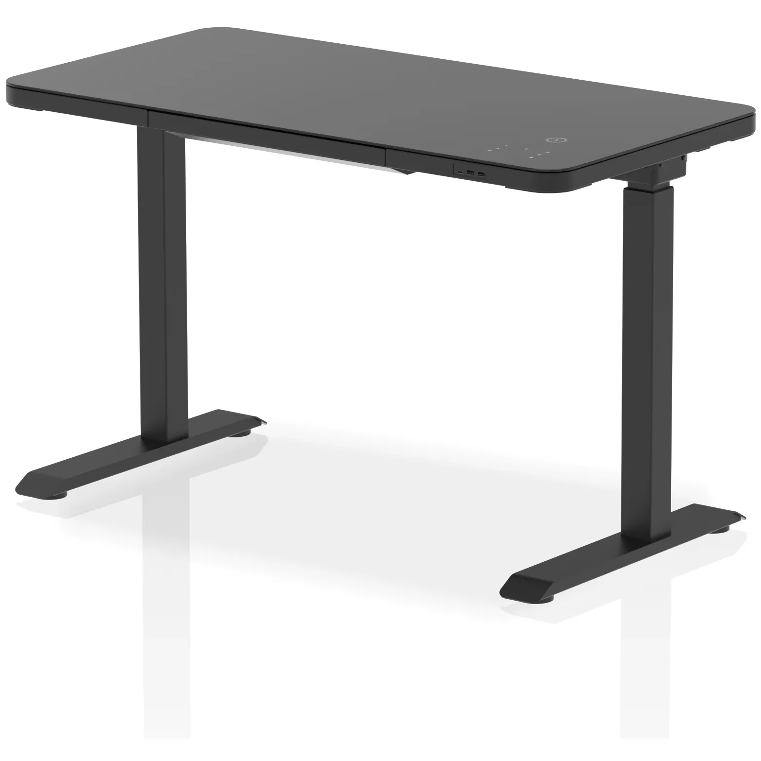 Black Ice Height Adjustable Desk