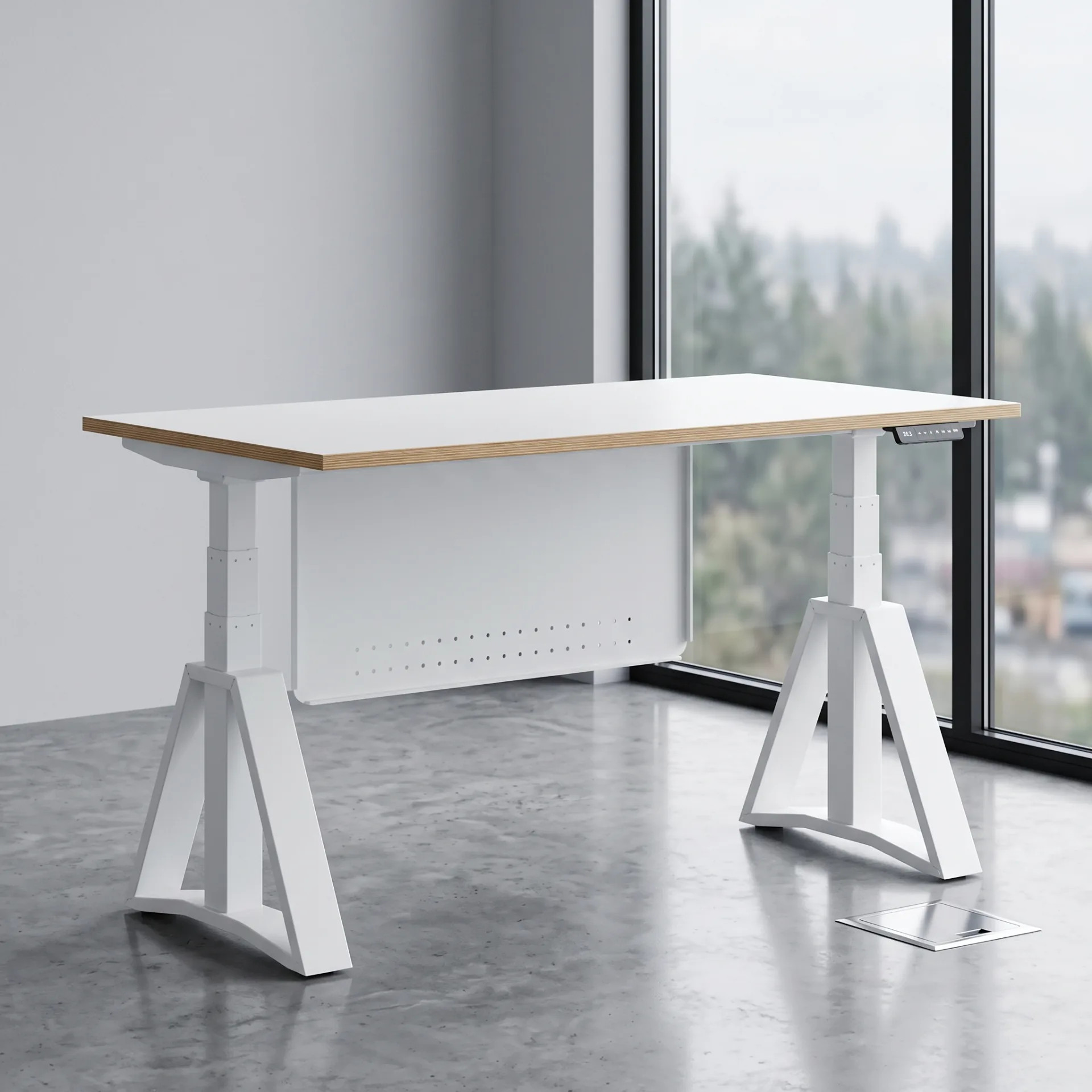 Oslo Air Piste Height Adjustable Office Desk