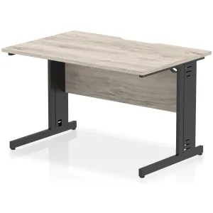 Impulse Cable Managed Scalloped Rectangular Office Desk