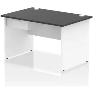 Impulse Panel End Rectangular Office Desk with Storage