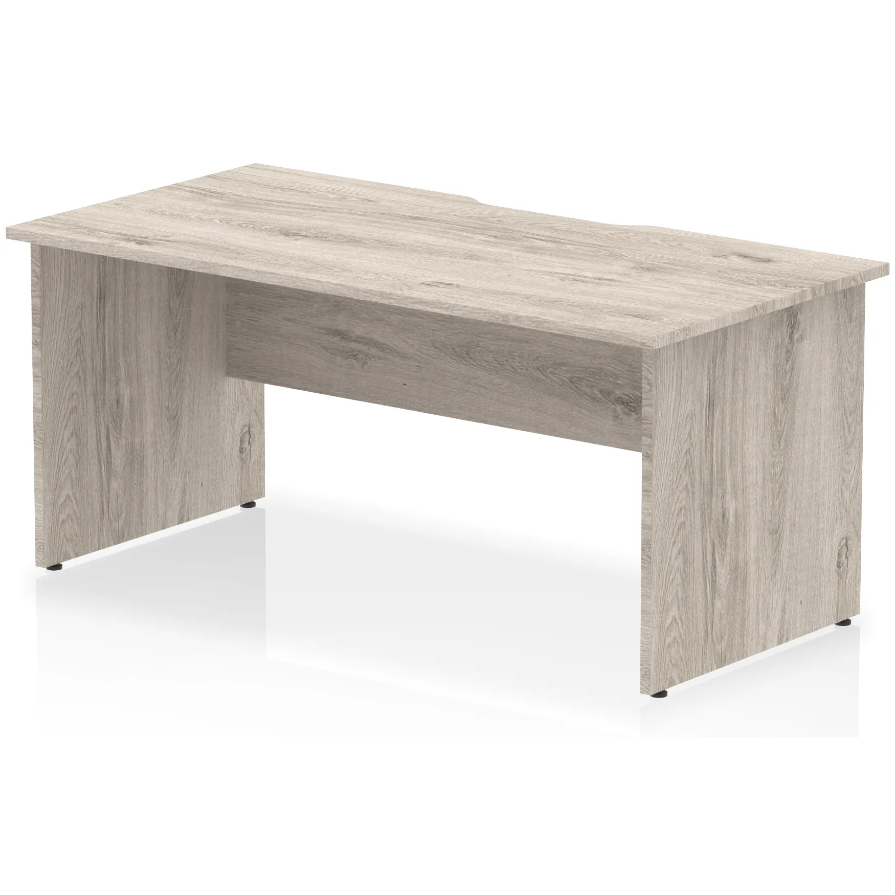 Impulse Panel End Scalloped Rectangular Office Desk