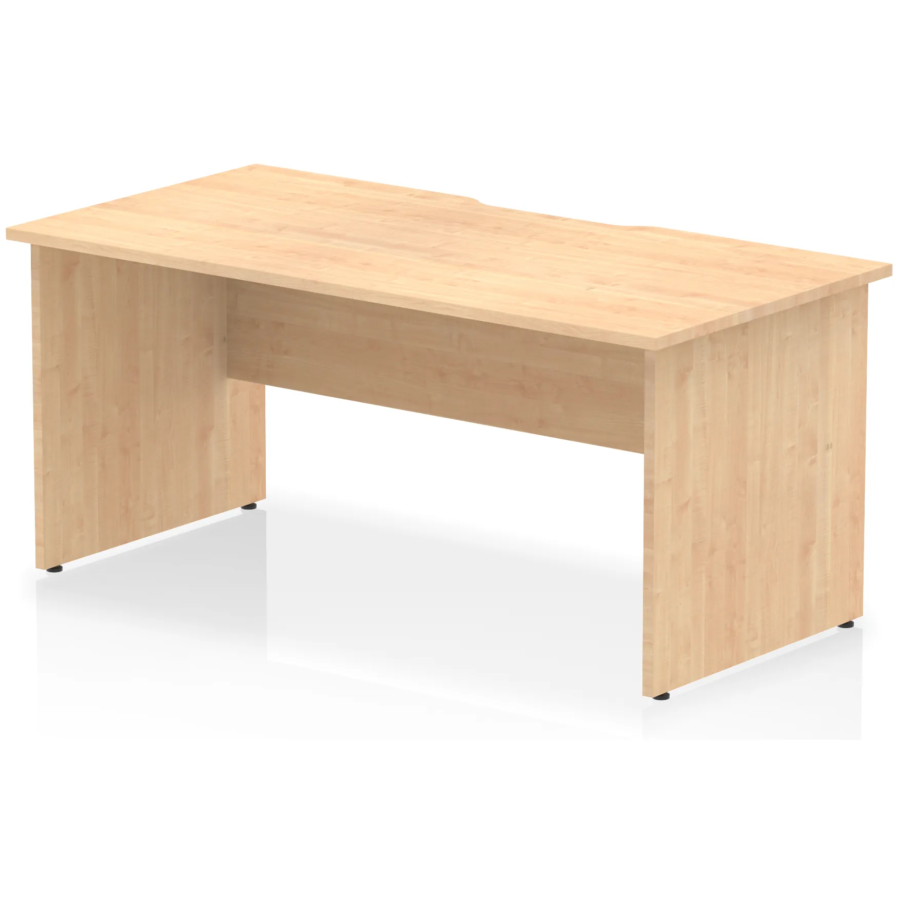 Impulse Panel End Scalloped Rectangular Office Desk