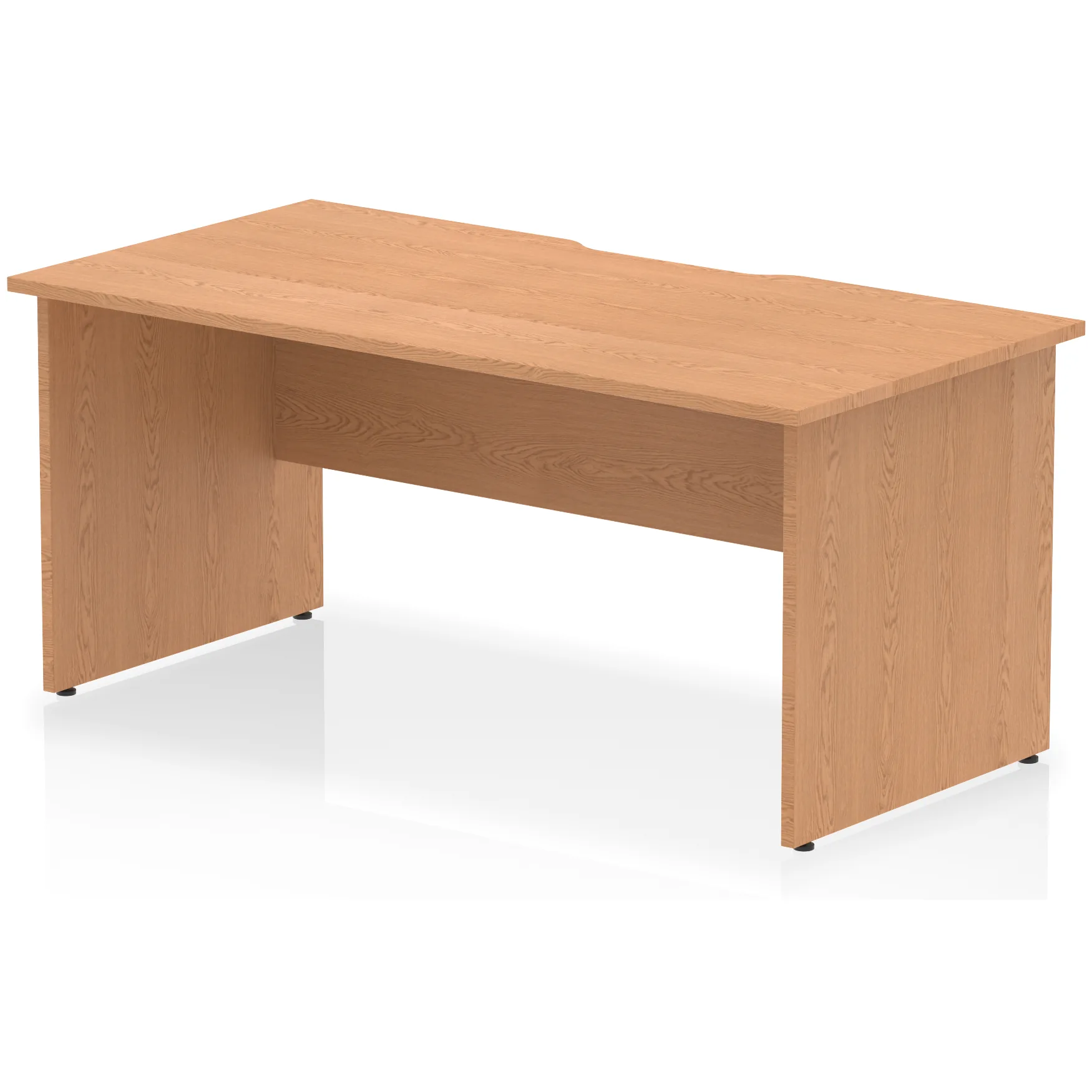 Impulse Panel End Scalloped Rectangular Office Desk