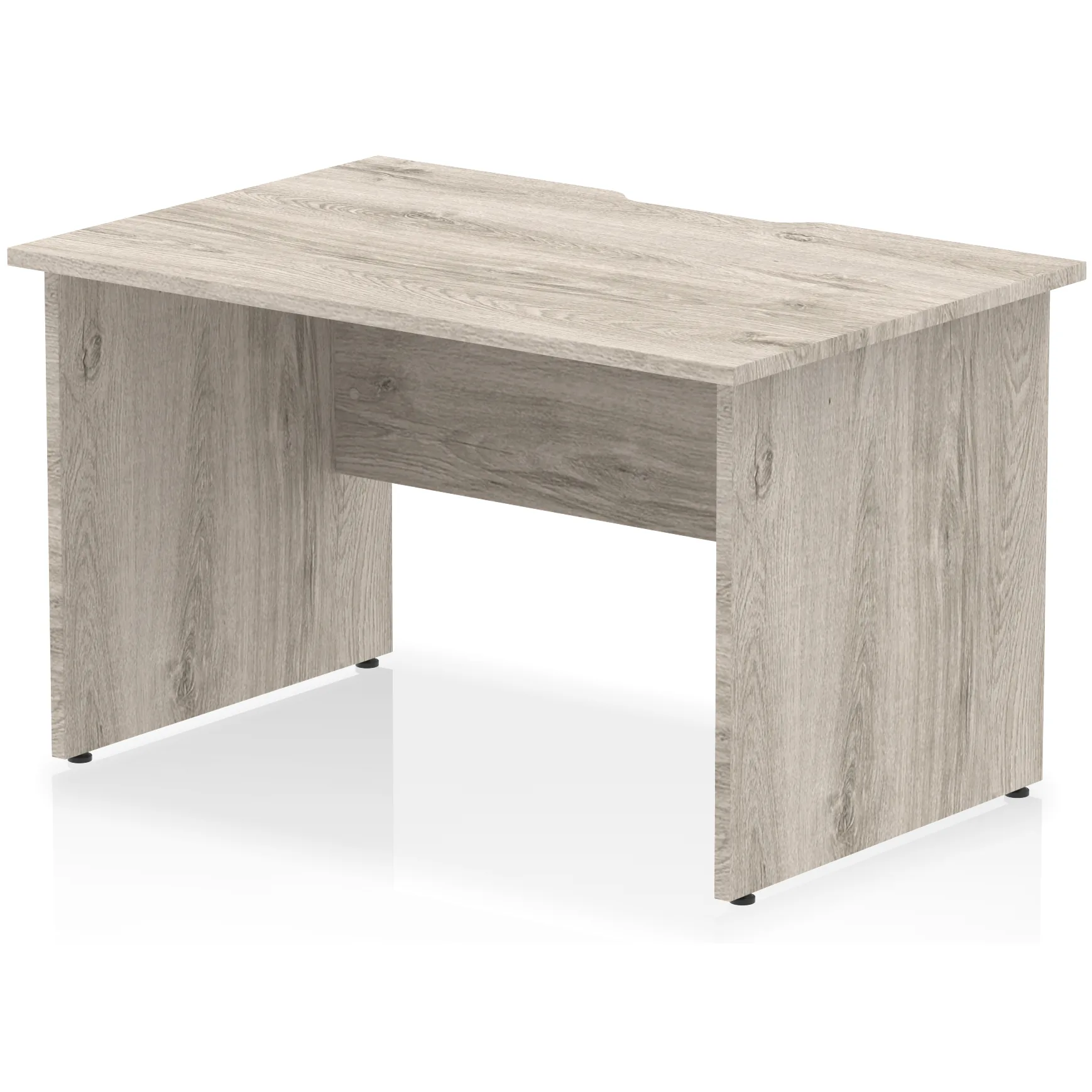 Impulse Panel End Scalloped Rectangular Office Desk