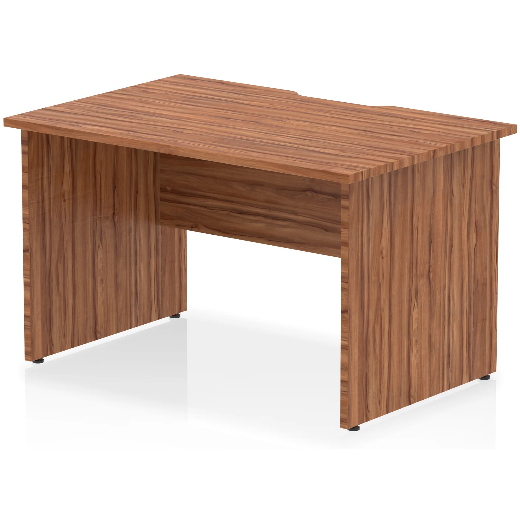 Impulse Panel End Scalloped Rectangular Office Desk