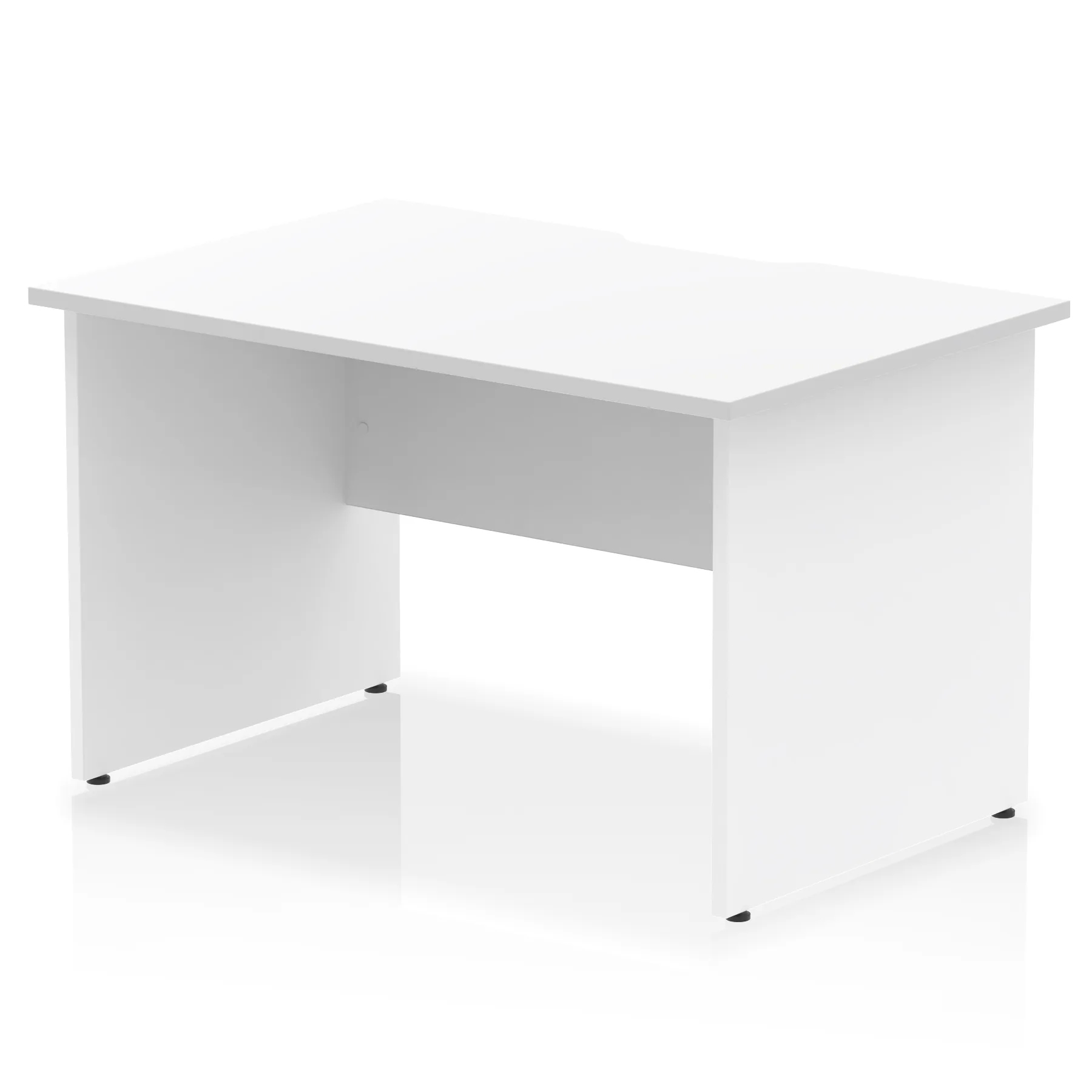 Impulse Panel End Scalloped Rectangular Office Desk