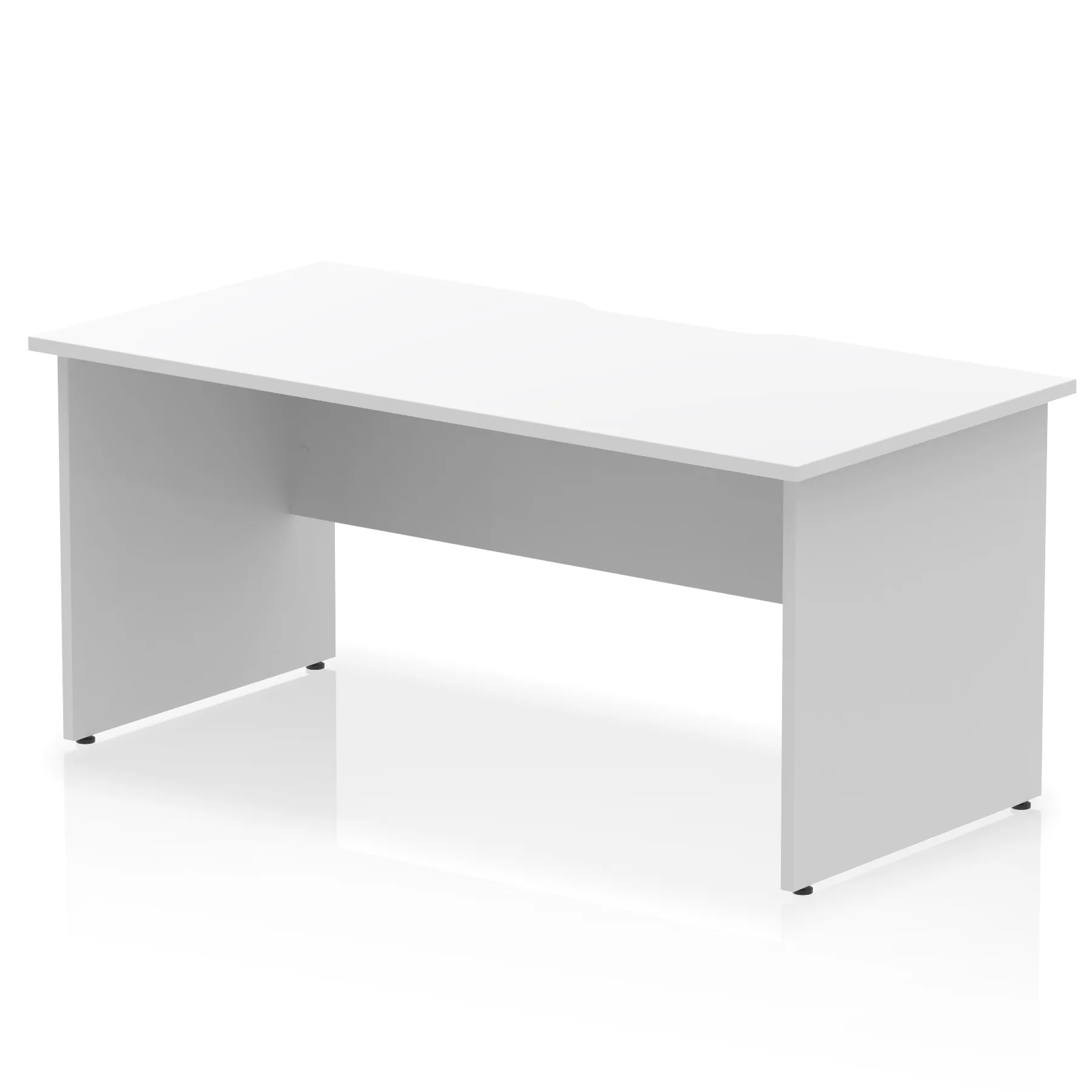 Impulse Panel End Scalloped Rectangular Office Desk