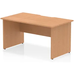 Impulse Panel End Scalloped Rectangular Office Desk