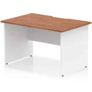 Impulse Panel End Scalloped Rectangular Office Desk
