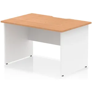Impulse Panel End Scalloped Rectangular Office Desk
