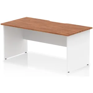 Impulse Panel End Scalloped Rectangular Office Desk