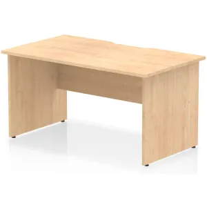 Impulse Panel End Scalloped Rectangular Office Desk