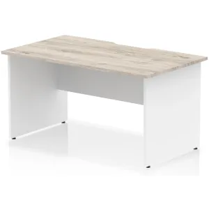 Impulse Panel End Scalloped Rectangular Office Desk