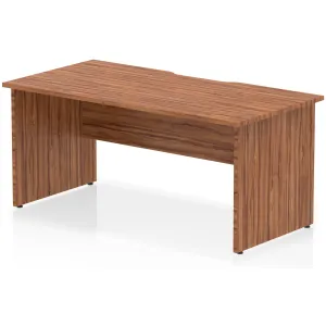 Impulse Panel End Scalloped Rectangular Office Desk
