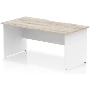 Impulse Panel End Scalloped Rectangular Office Desk