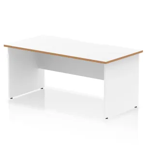 Impulse Panel End Scalloped Rectangular Office Desk