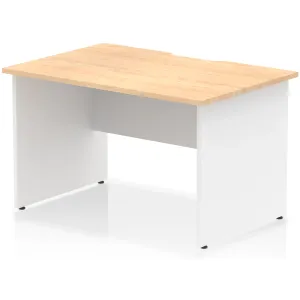 Impulse Panel End Scalloped Rectangular Office Desk