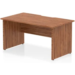 Impulse Panel End Scalloped Rectangular Office Desk
