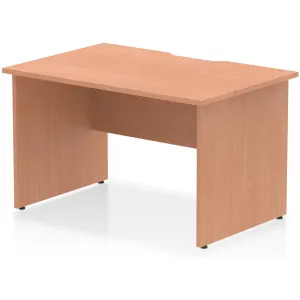 Impulse Panel End Scalloped Rectangular Office Desk