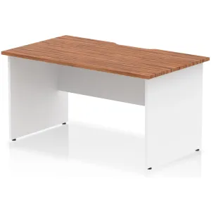 Impulse Panel End Scalloped Rectangular Office Desk