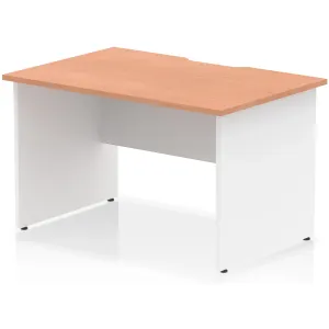 Impulse Panel End Scalloped Rectangular Office Desk