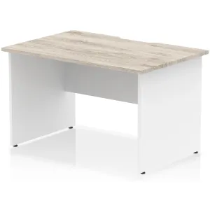 Impulse Panel End Scalloped Rectangular Office Desk