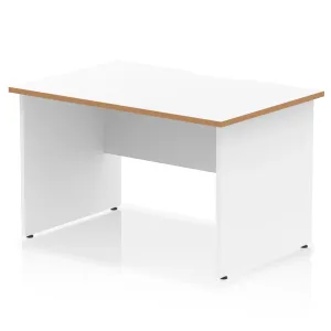 Impulse Panel End Scalloped Rectangular Office Desk