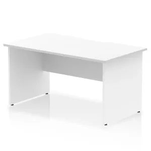 Impulse Panel End Scalloped Rectangular Office Desk