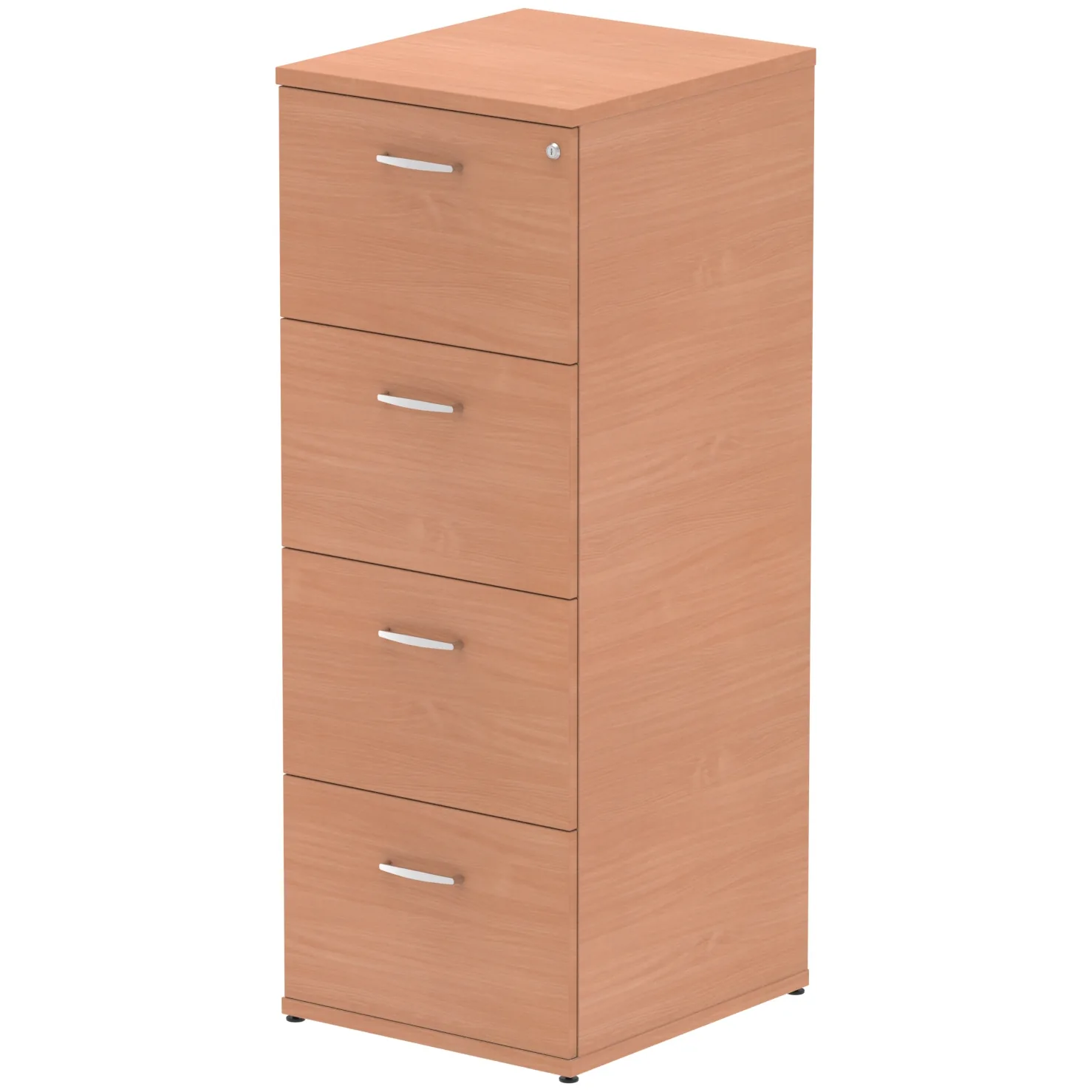 Impulse Lockable Wood Finish Office Filing Cabinet