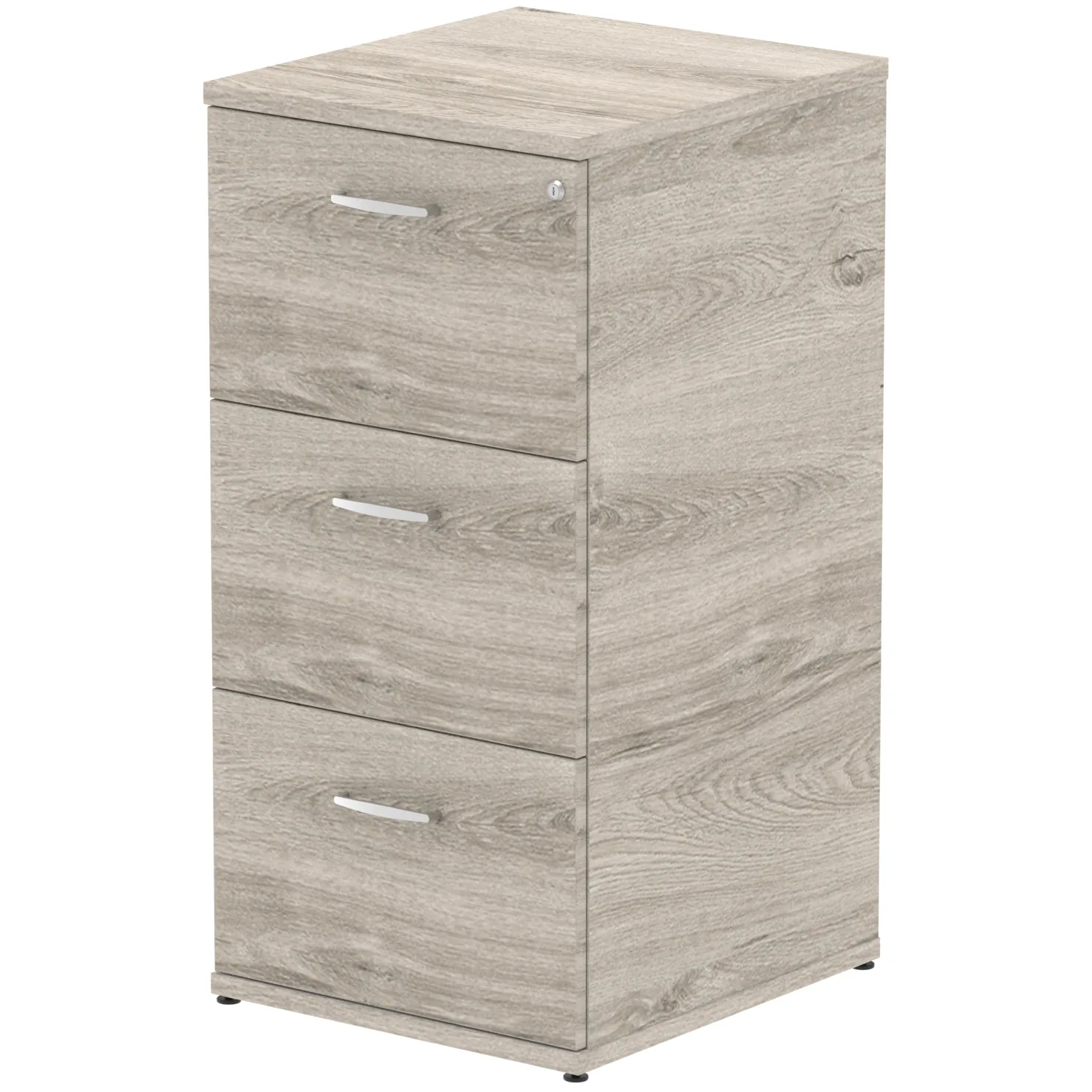 Impulse Lockable Wood Finish Office Filing Cabinet