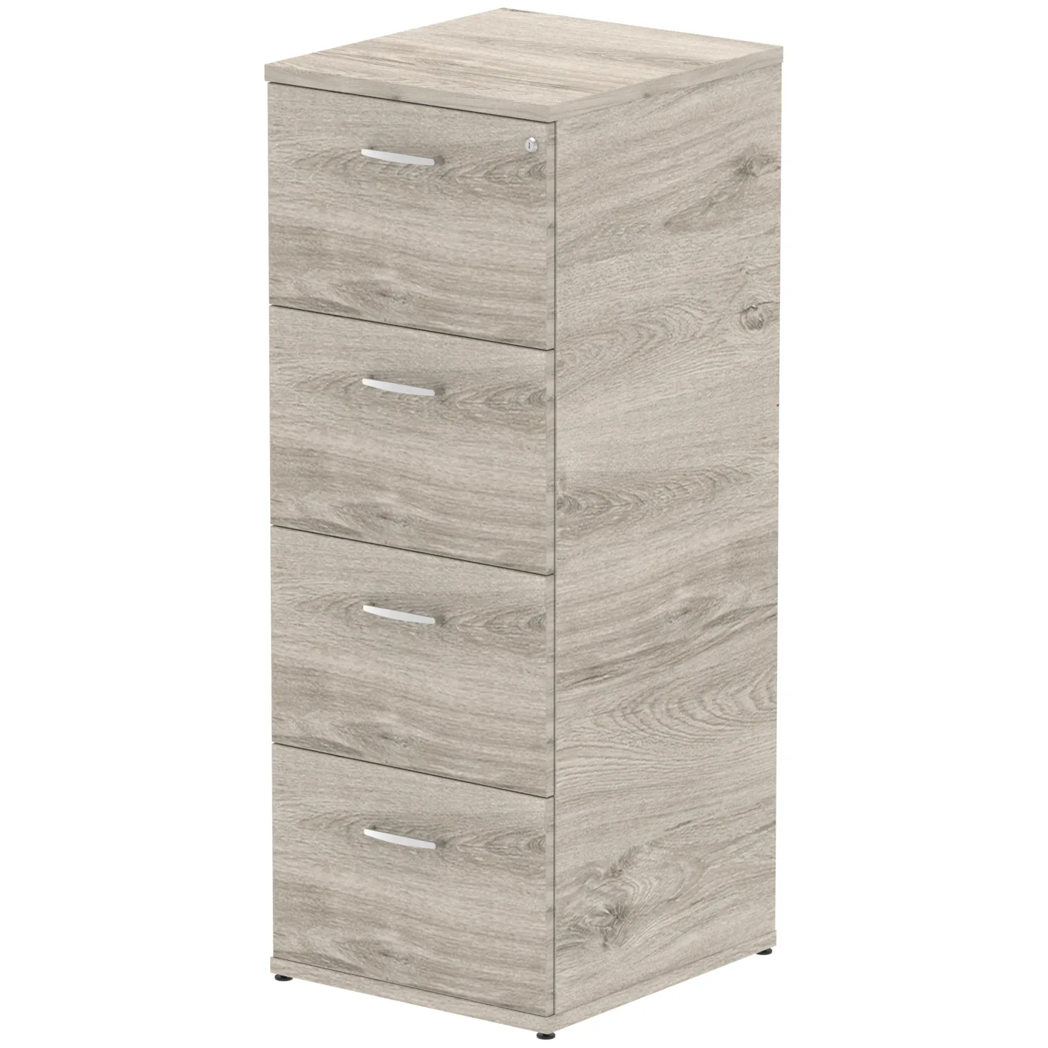 Impulse Lockable Wood Finish Office Filing Cabinet