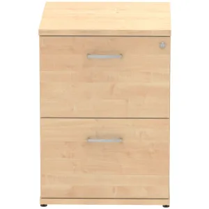 Impulse Lockable Wood Finish Office Filing Cabinet