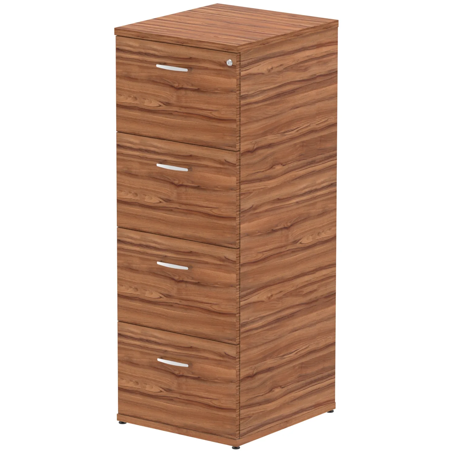 Impulse Lockable Wood Finish Office Filing Cabinet
