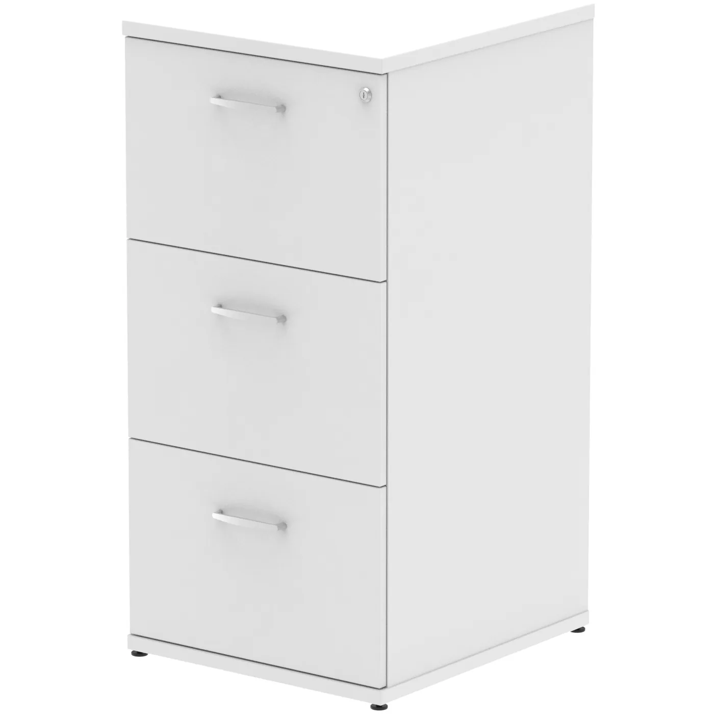 Impulse Lockable Wood Finish Office Filing Cabinet