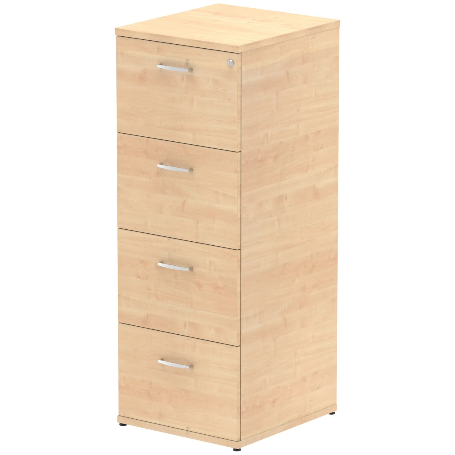 Impulse Lockable Wood Finish Office Filing Cabinet