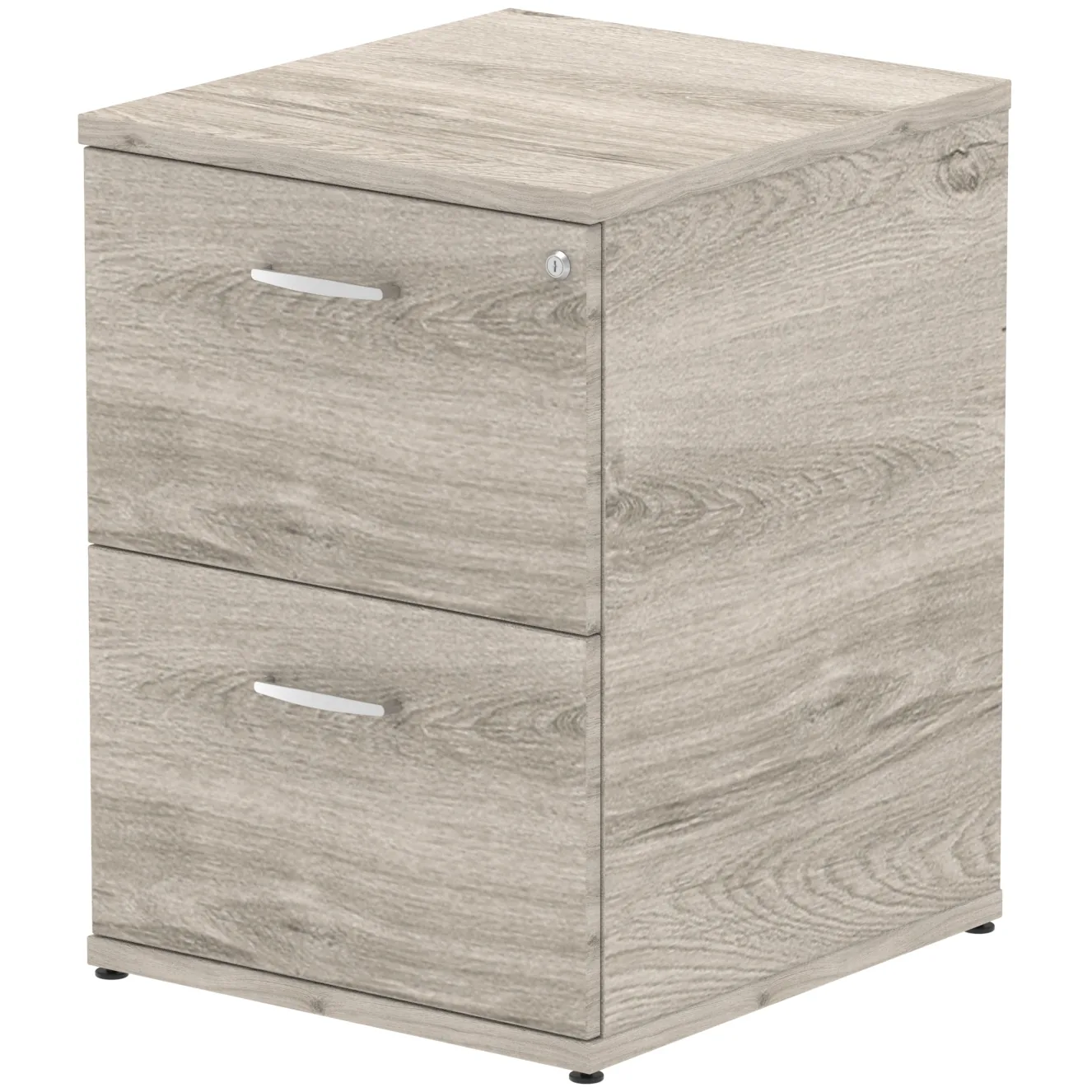 Impulse Lockable Wood Finish Office Filing Cabinet