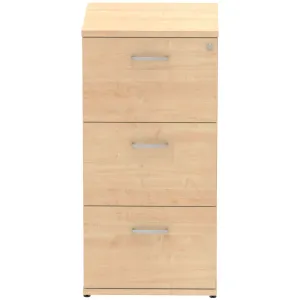Impulse Lockable Wood Finish Office Filing Cabinet