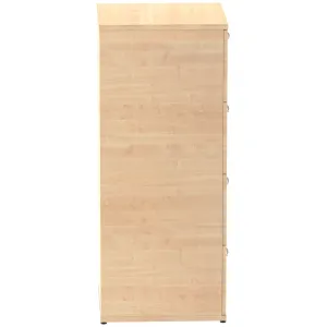 Impulse Lockable Wood Finish Office Filing Cabinet