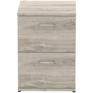 Impulse Lockable Wood Finish Office Filing Cabinet