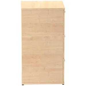 Impulse Lockable Wood Finish Office Filing Cabinet