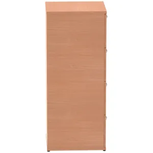 Impulse Lockable Wood Finish Office Filing Cabinet
