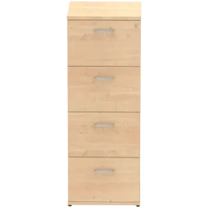 Impulse Lockable Wood Finish Office Filing Cabinet