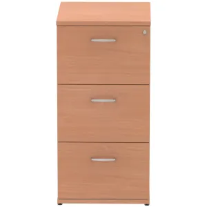 Impulse Lockable Wood Finish Office Filing Cabinet