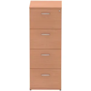 Impulse Lockable Wood Finish Office Filing Cabinet