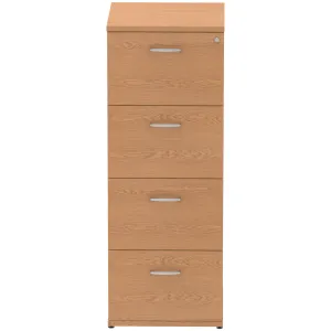 Impulse Lockable Wood Finish Office Filing Cabinet