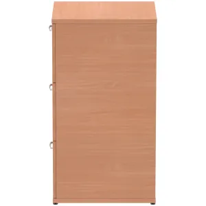 Impulse Lockable Wood Finish Office Filing Cabinet